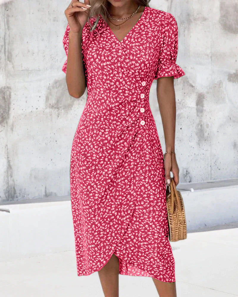 stylové květinové šaty