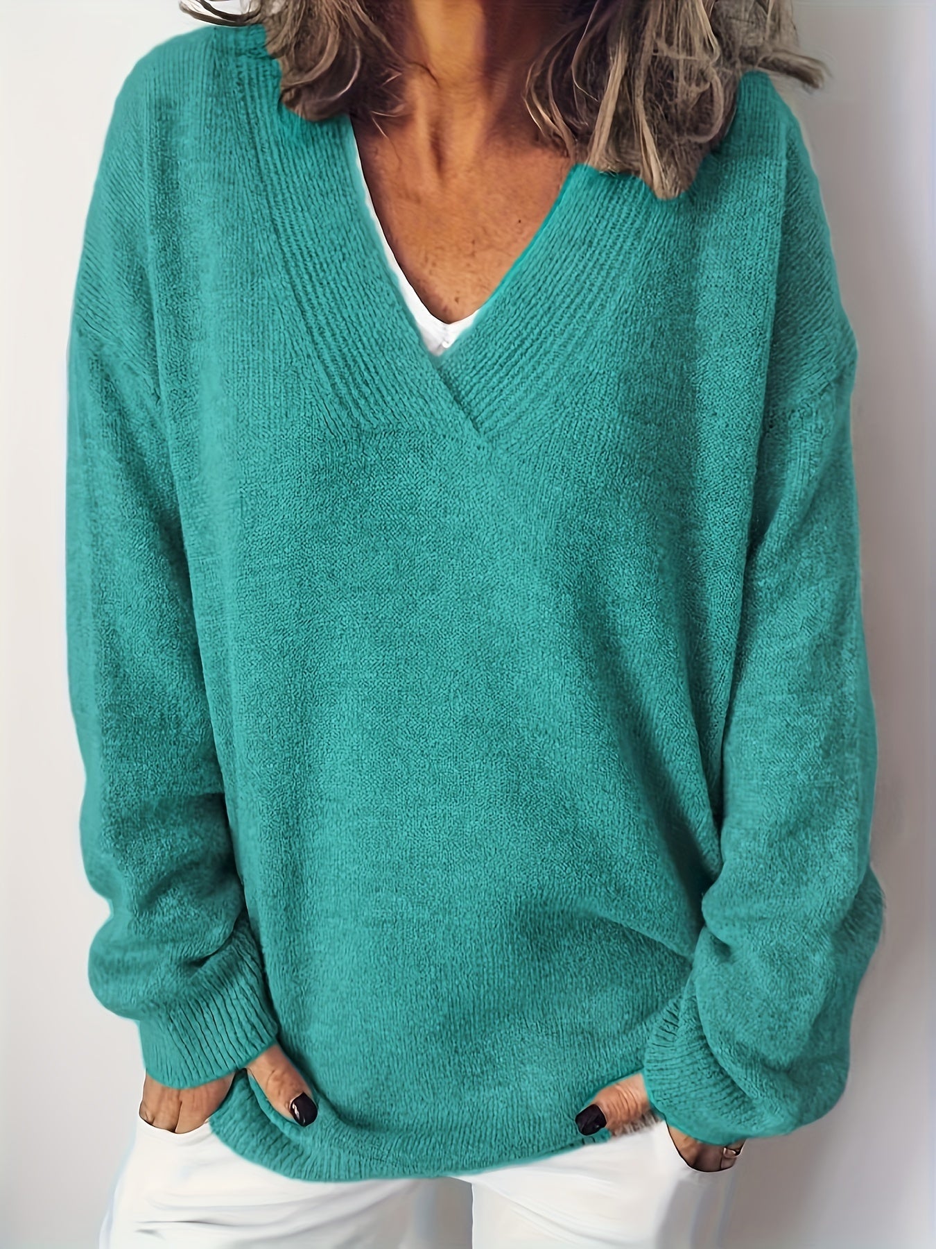 Modova™ | Měkký V-neck svetr