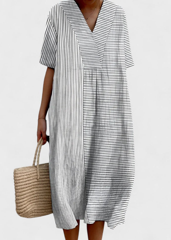 Vzorované letní šaty