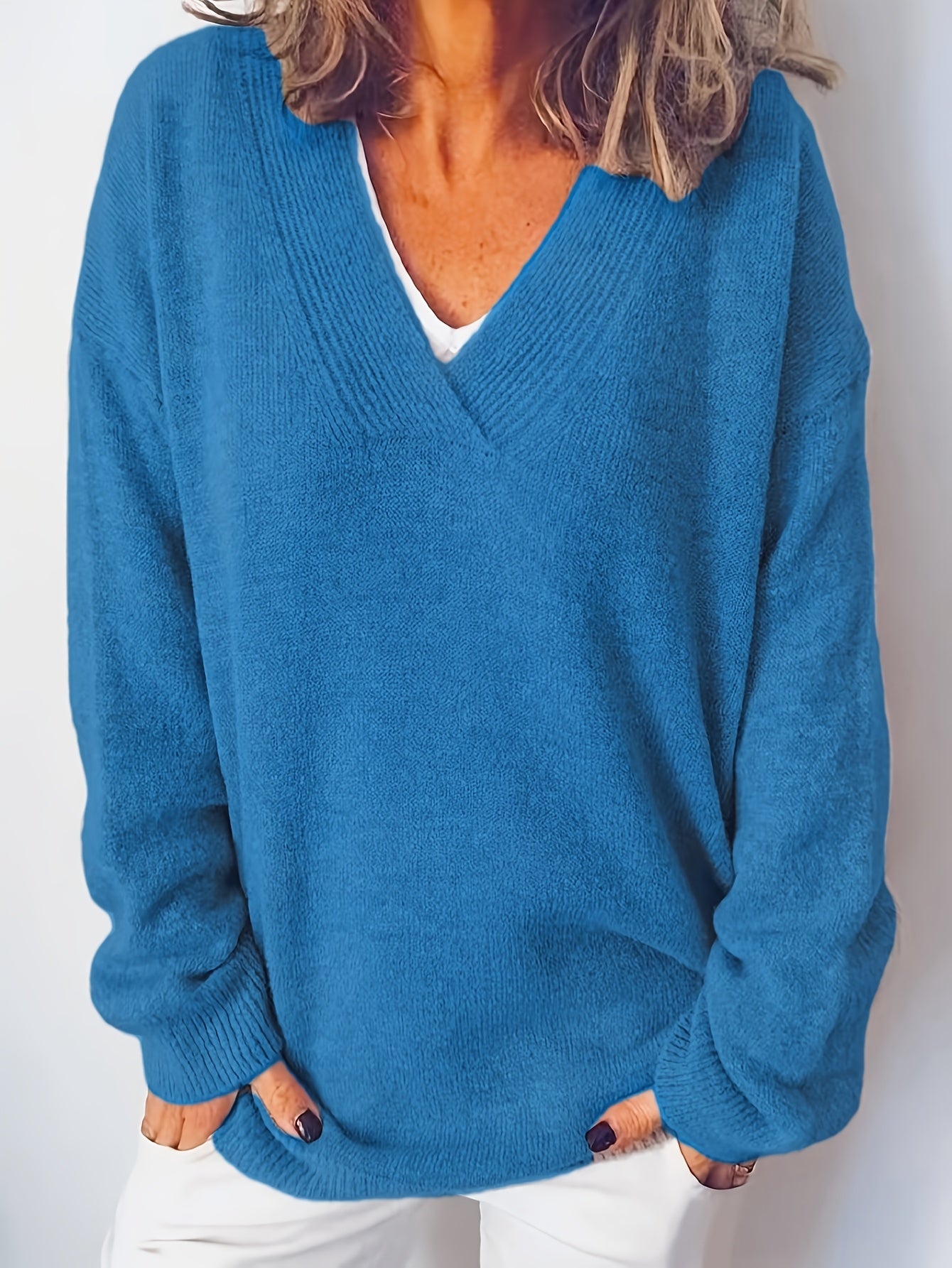 Modova™ | Měkký V-neck svetr