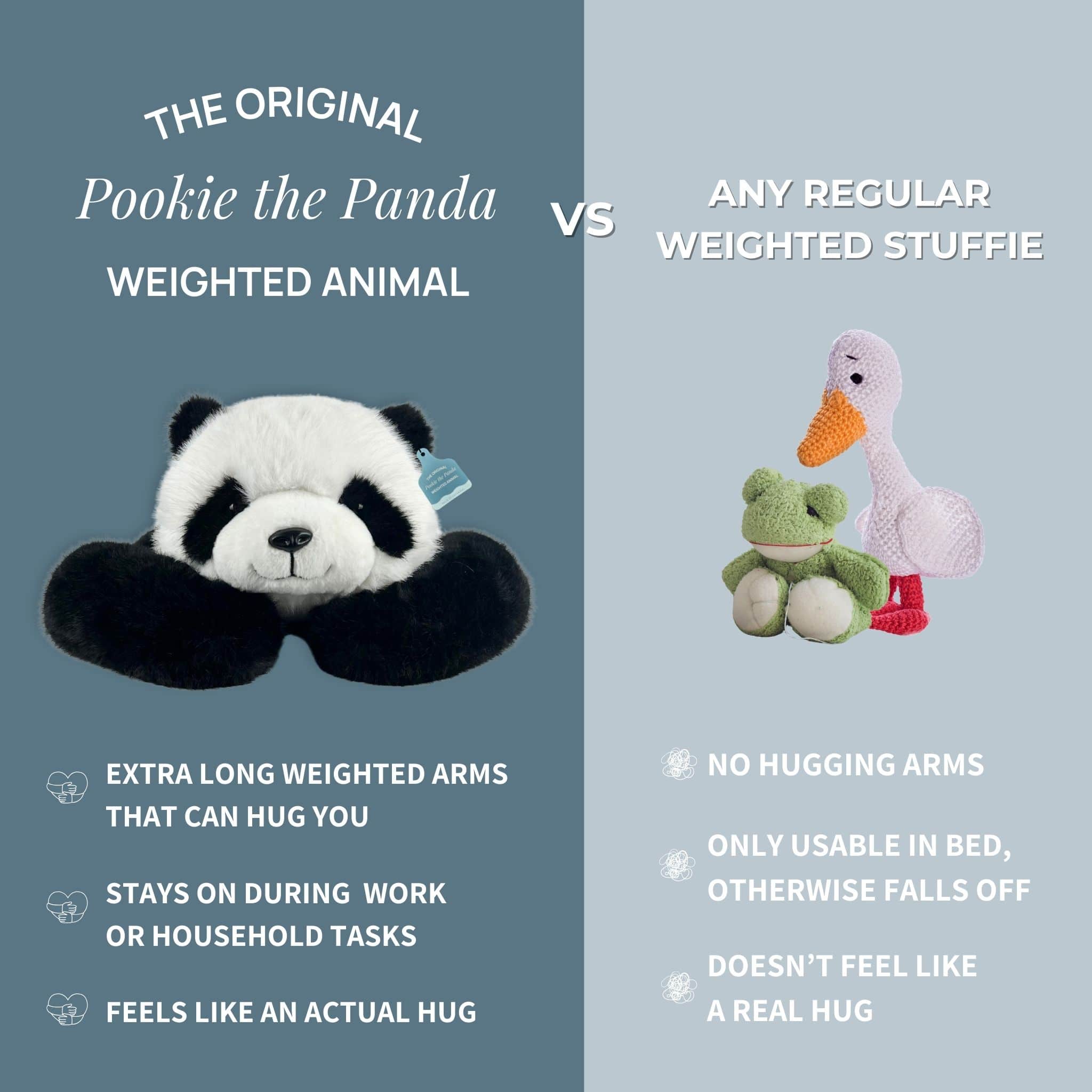 Pookie the Panda Weighted Animal