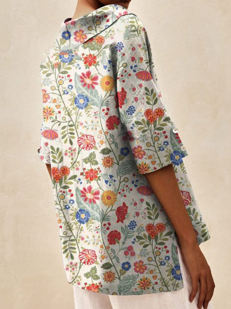 Elegantní top s výstřihem do V