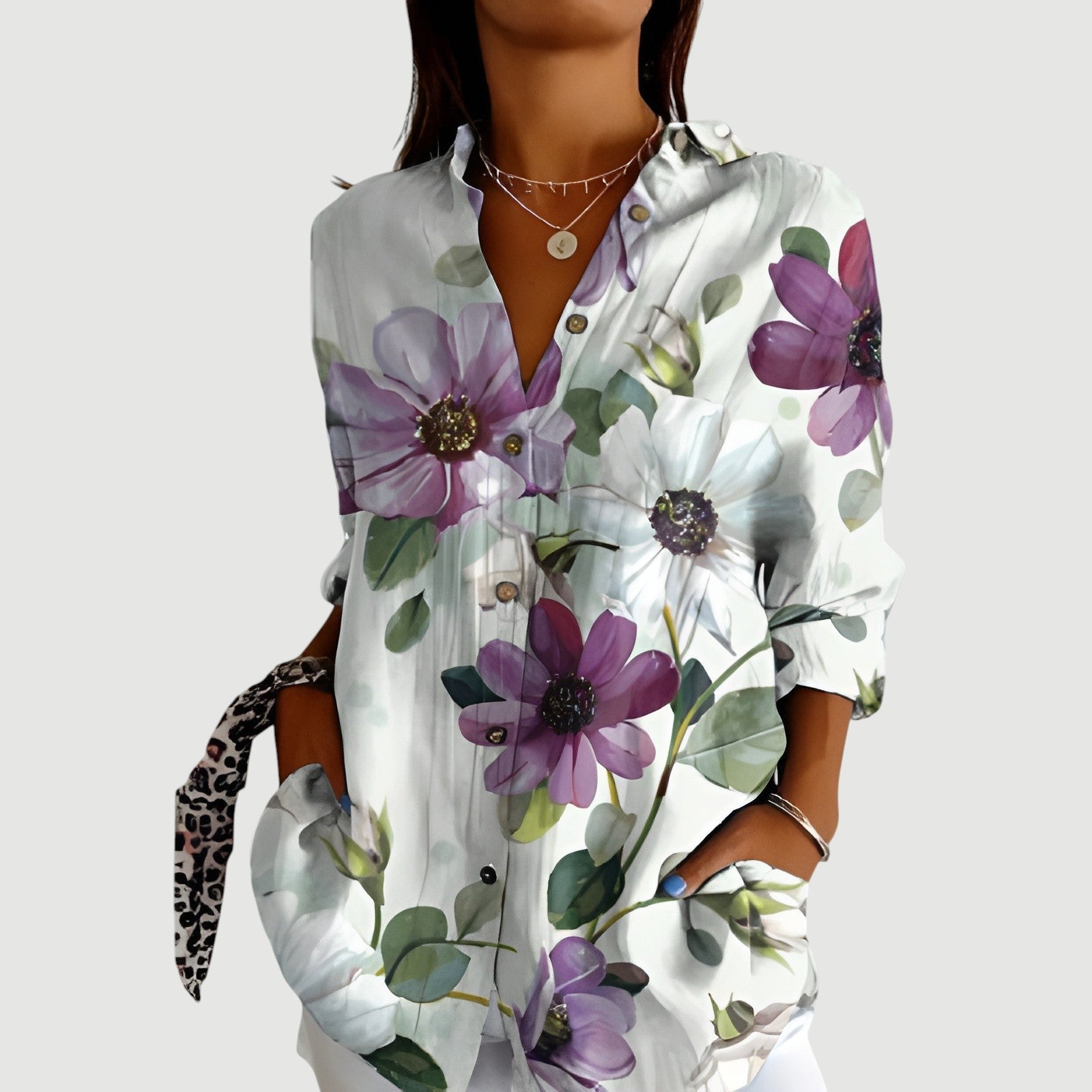 Halenka s barevným designem