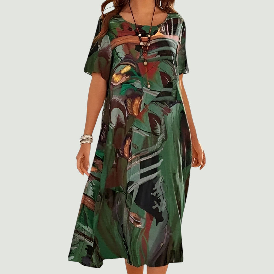 Lehká a elegantní letní midi šaty